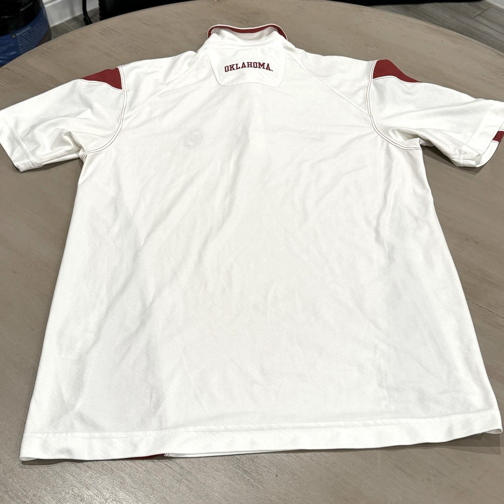 SOLD: Nike Oklahoma University Polo Style Shirt- M - Picture 2 of 10
